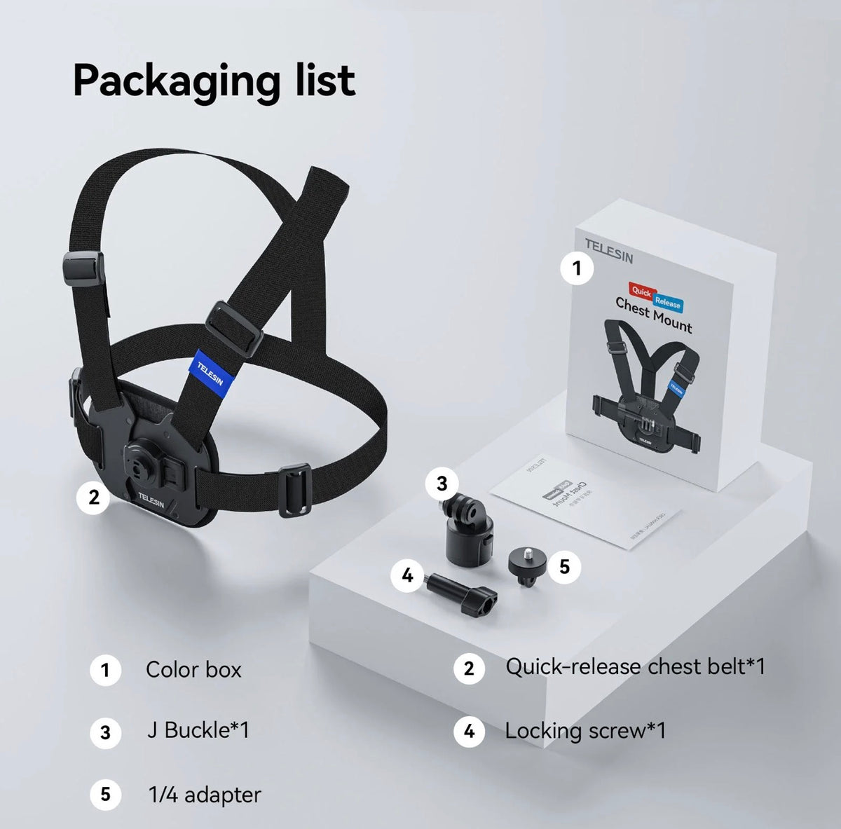 Telesin Vest Chest Belt