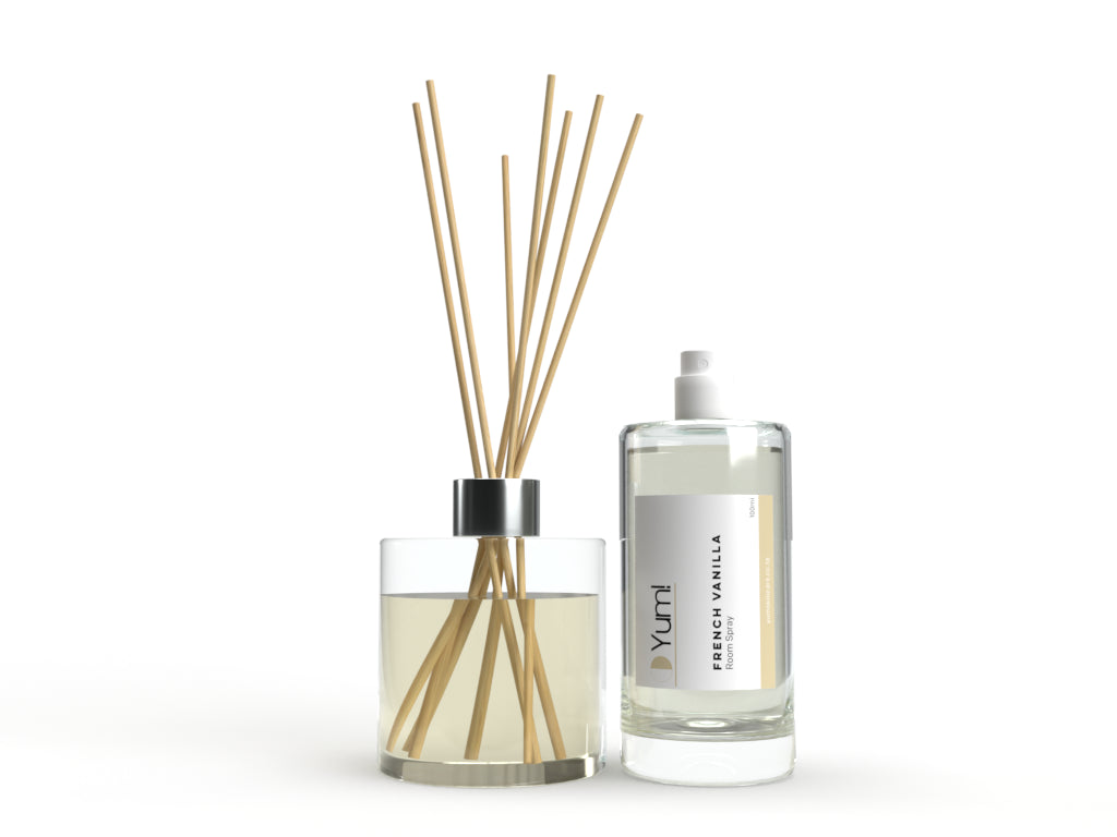 French Vanilla | Filled Diffuser, Reeds & Room Spray Gift Pack