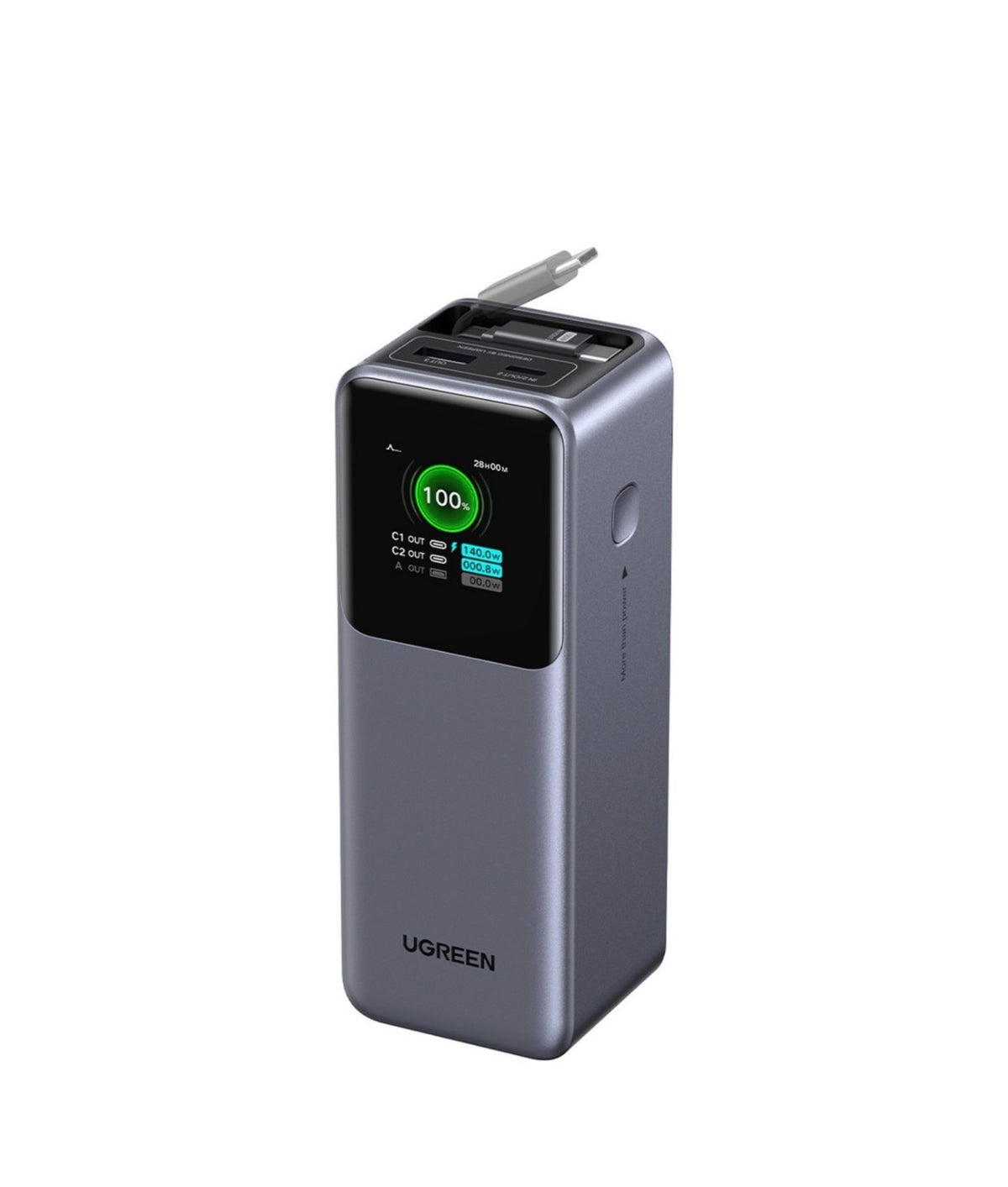 Ugreen 165W retractable cable laptop power bank