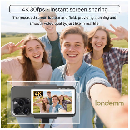 Magnetic selfie monitor