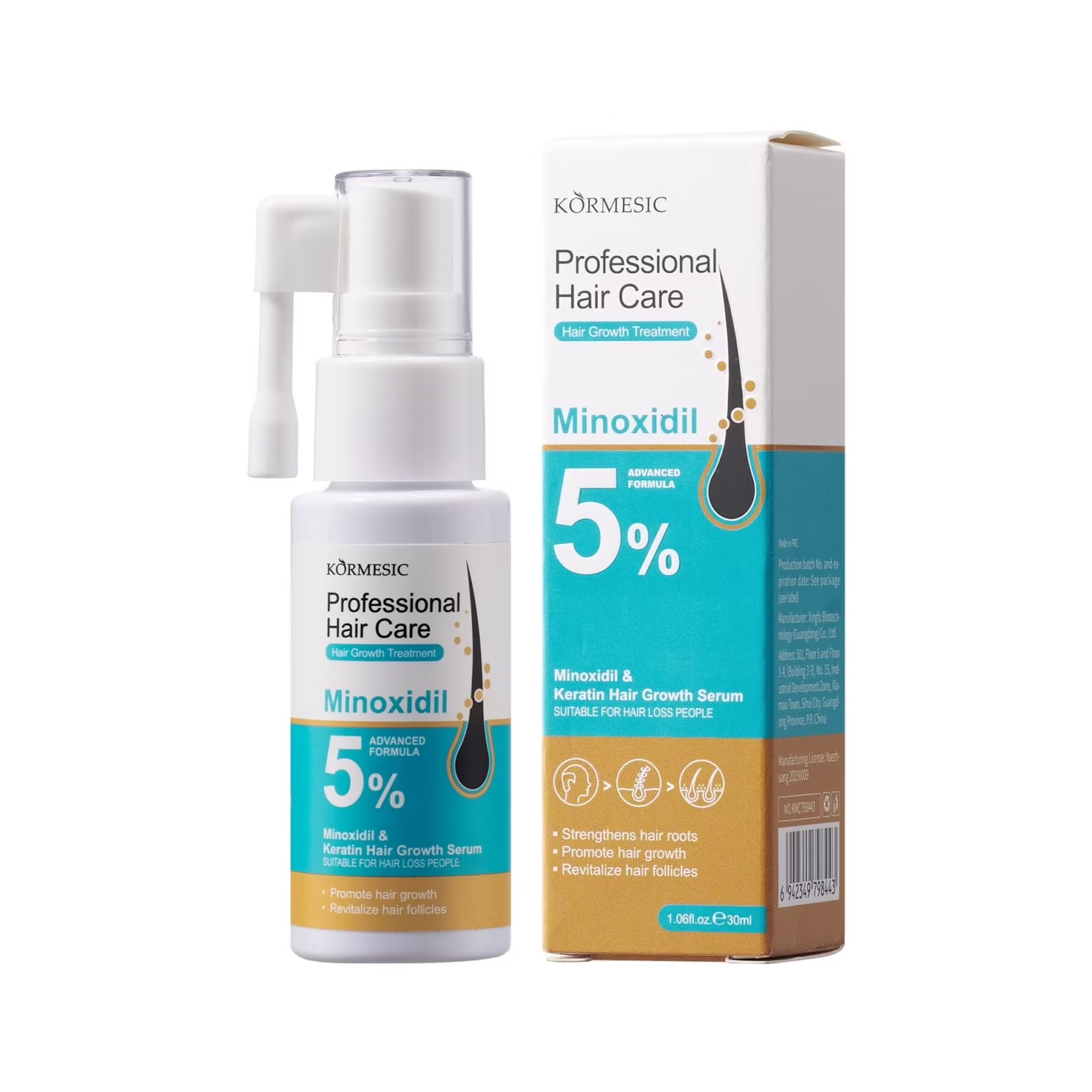 KORMESIC Minoxidil 5% Hair Growth Serum