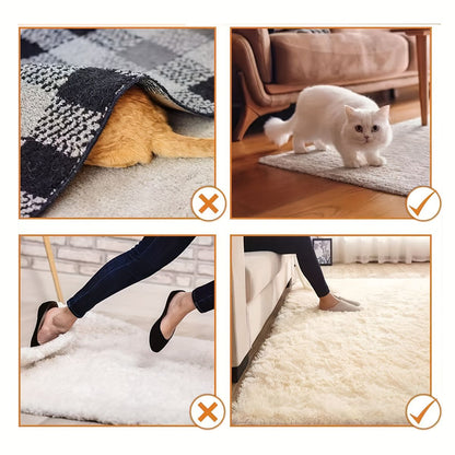 Lumnify 12pcs Carpet Anti-Slip Stickers - Reusable Non-Marking Grippers