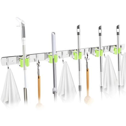 Mop & Broom Holder with Self Adhesive