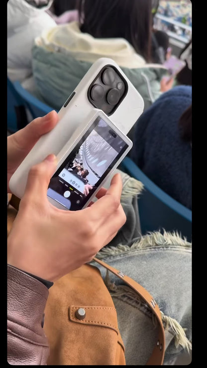 Magnetic selfie monitor
